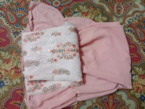 light pink sharara set