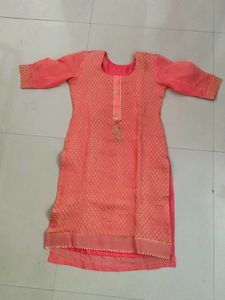 Elegant Peach Kurta