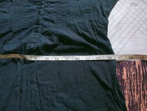 Elegant Black Kurta Top