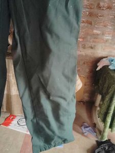 Men's Dark Green Trousers