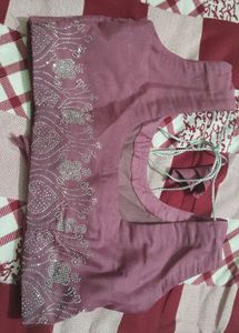 Elegant  Pink Blouse , Petticoat
