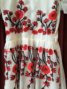 Floral Embroidered Dress