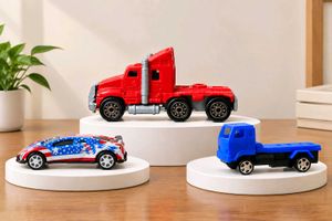 3 Toy Trucks and car Combo 🚛🔥 | All in One Deal!