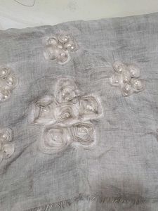 Embellished Dupatta with Floral Details