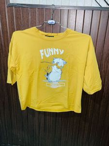 Yellow Graphic T-Shirt