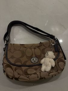 Coach Monogram Shoulder Bag-₹6500