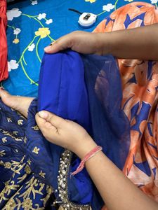 Blue Anarkali