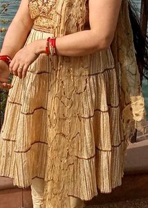 Elegant Tiered Anarkali Suit