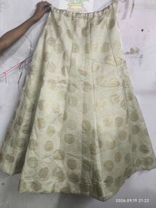 Elegant Polka Dot Ethnic Skirt