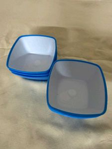 🆕 Set of 6 Blue -White Bowls