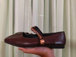 Brown Mary Jane Flats (Classic&amp; Comfortable)