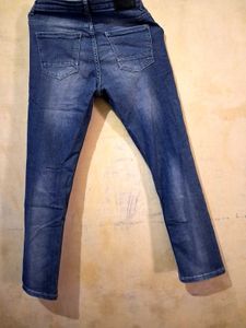 Blue Wash Denim Jeans