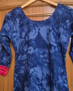 2 blue kurta bottom dupatta