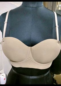 Strapless Beige Bra
