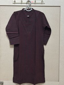Striped Khadi Cotton Kurta
