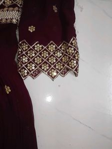 ethnic kurta and plazzo set