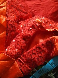 Sparkly Red Korean Dress