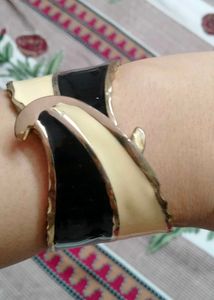 Unique Pink Stone Cuff Bracelet