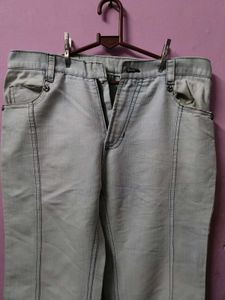 Light Wash Seamed Straight Leg Jeans
