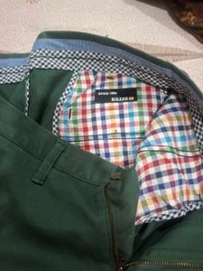 Men's Green Chinos