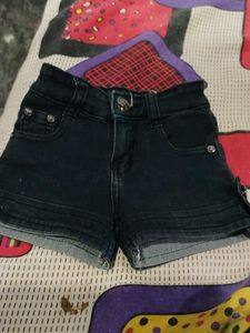 Dark Wash Denim Shorts