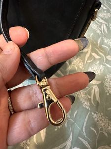 Auth Michael Kors Black Flap Cross Body Bag