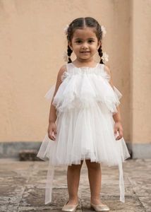White Tulle Party Dress