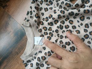 Leopard Print kids Girls Top