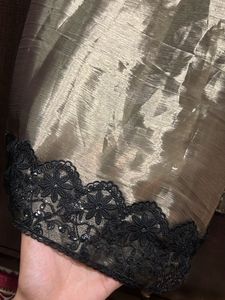 Super Gorgeous Metalic Saree❤️