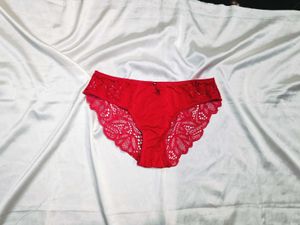 🇳🇿💫🎀Red Lace Trim Briefs