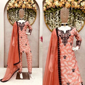 Beautiful Silk Febric Suit
