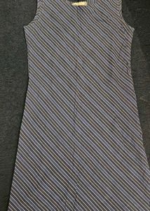 Striped Sleeveless Mini Dress
