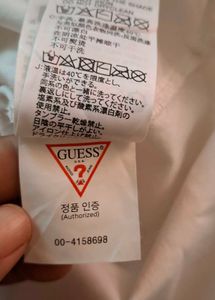GUESS white shirt