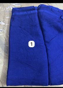 Royal Blue dress material combo of 3 pieces