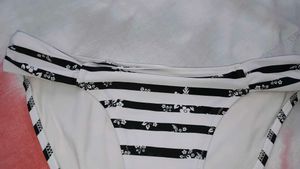 Chic Striped Bikini Bottom