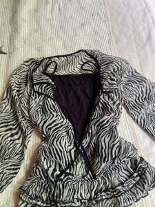 sherr print vintage top