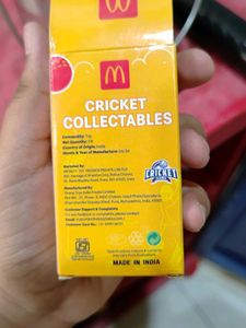 McDonald's Cricket Collectible Toy Rohit Sharma 45