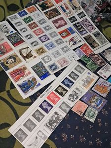 62 rare Great Britain used Stamps