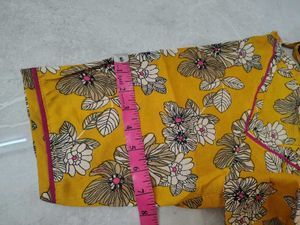 Yellow Floral Lehenga Choli Set