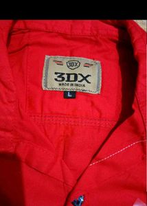 Red Casual Shirt