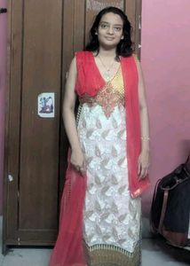 Elegant White Salwar Set
