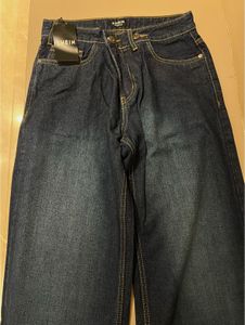 Wide Leg Jeans - Dark Wash
