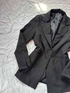 Classic Pinstripe Blazer
