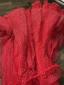 Beautiful Red &amp; Gold Gown