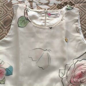 White Floral Party Dress