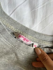 Ginger - Grey "Whatever" Sweatshirt