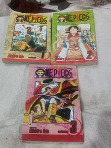 One Piece Manga Volumes 1-3