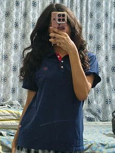 Navy Blue Polo T-Shirt