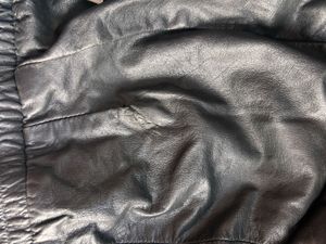 Vintage unisex Black Leather Jacket