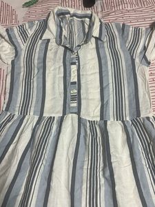 Striped Tiered Maxi Dress